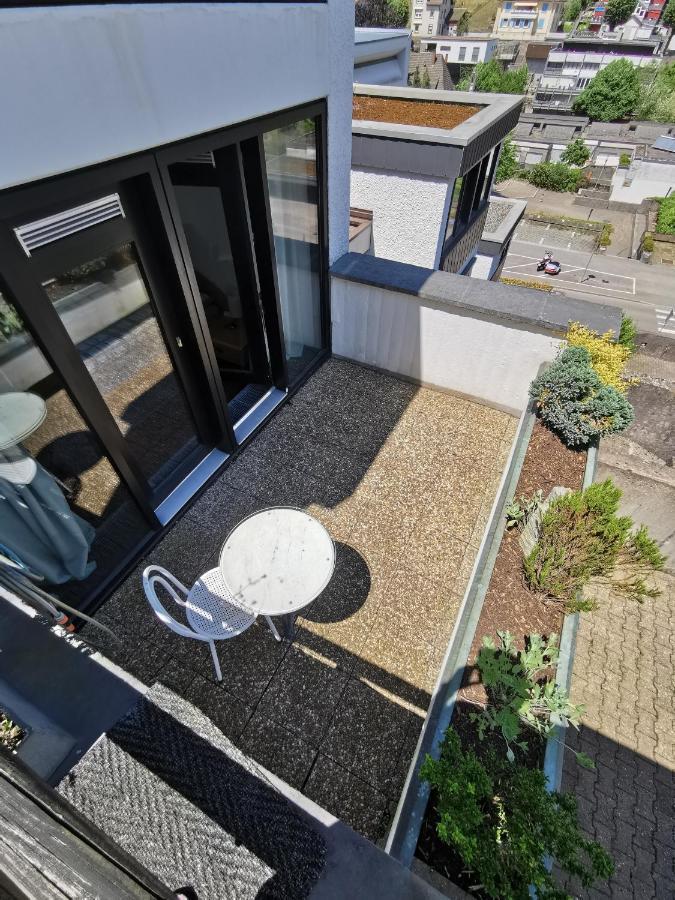 Terrassenwohnung Mit Toller Aussicht & Zentrumsnah Hornberg Exterior foto