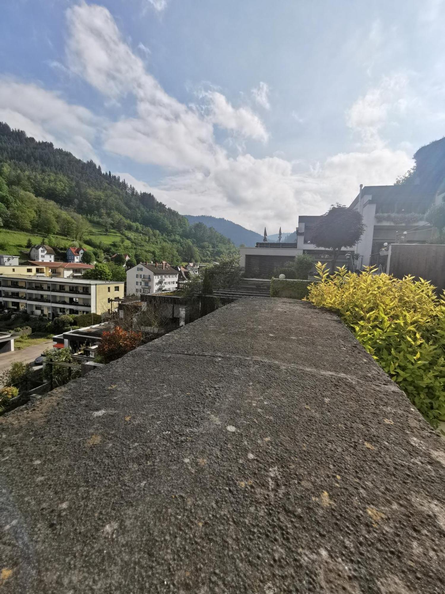 Terrassenwohnung Mit Toller Aussicht & Zentrumsnah Hornberg Exterior foto